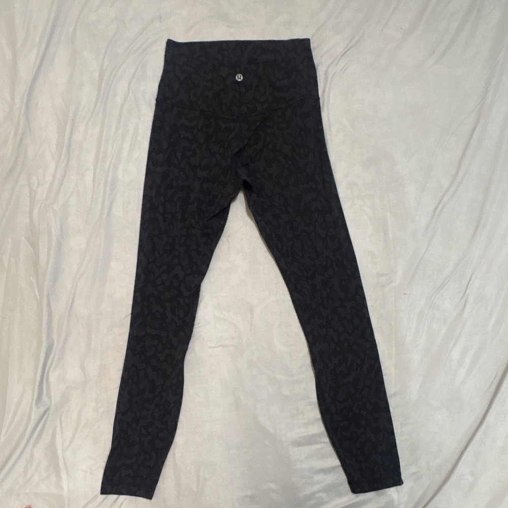 Lululemon Wunder Under HR Tight 25 Wild Thing Camo Deep Coal Leggings 4 W5BSPS